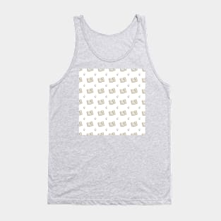 Pattern with open book Tank Top